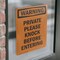 Signmission Private Please Knock Before Entering OSHA Warning Sign, Vinyl Decal, 3.5in W x 5in L, 2PK OS-2PACK-WS-D-35-V-13459 - alternate 2